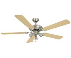 Air & Light BRISTOL Ventilateur de plafond avec éclairage spot 132 cm