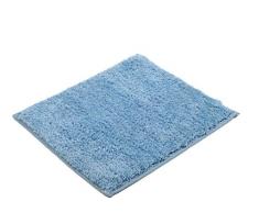 GÃ¶zze Tapis de Bain en Microfibre, Polyester, Bleu, 50 x 70 cm