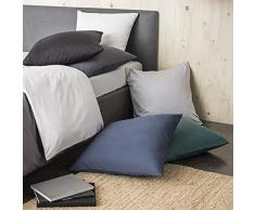 Today Taie doreiller, Polyester, Gris, 63 x 63 cm ( 2 taies doreillers)