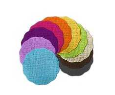 le jardin des cigales set de table (0)38cm fibre papier fleur naturel