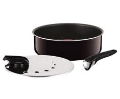 Tefal L6133303 Ingenio So Intensive Sauteuse + poignÃ©e et couvercle Lie de Vin 26 cm