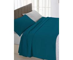 Linge de lit Italien de lit Double% 2F Bleu Gris 250 x 300 cm