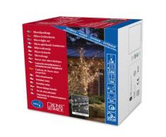 Konstsmide 2376-000 Microlight Guirlande 160 Lampes Claires + CÃ¢ble Noir 24 V