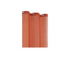 Rideaudiscount Rideau Voilage a 6 Oeillets 140x240 cm Orange Terre