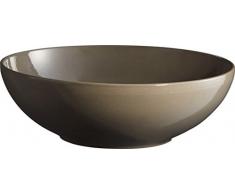Emile Henry Eh952128 Grand Saladier CÃ©ramique Gris Silex 28 X 28 X 10,2 cm