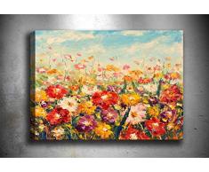 Bonamaison Peinture sur toile, multicolore, 30 x 40 cm - ConÃ§u et fabriquÃ© en Turquie