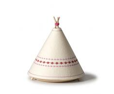 Buokids Lampe de table G53, 5Â W, Rose, 20.5Â x 20.5Â x 22Â cm