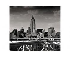 Scenolia Tapisserie Toile Textile Plage Paradisiaque et Cocotier 3 x 2,70m - DÃ©coration Murale Effet Trompe lâOeil - RevÃªtement Panoramique Poster XXL - Pose Facile et QualitÃ© HD