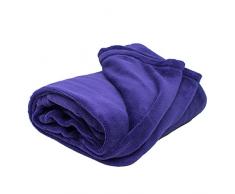 thumbsUp! - Hugz - Couverture Polaire Polyester Monaco Bleu 135 x 175cm - 0001382