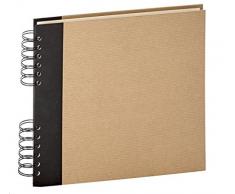 Panodia 271306 Album Photos ESKIS Kraft ET Noir Pages, Papier, 3 x 25,7 x 23,2 cm