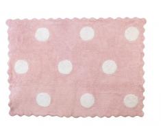 Aratextil Taupes Tapis Enfant, Coton, Rose, 120Â x 160Â cm