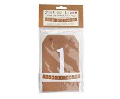 Neviti Just My Type Buffet, Papier, Marron, 15.5Â x 10Â x 0.1Â cm