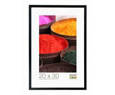 Deknudt Frames S011S2 Cadre Photo RÃ©sine Noir Brillant 20 x 25 cm