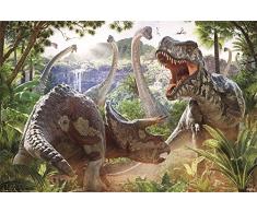 David Penfound PP34017 Dinosaur Battle Maxi Poster, Bois Dense, Multicolore, 61 x 91,5 cm