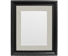 FRAMES BY POST Cadre Photo Style Shabby Chic, Plastique, Noir, 45 x 30 cm Image Size 14 x 8 inches