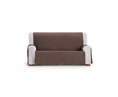 Eysa Somme Protect Imperméable et Respirant Housse de canapé 100% Polyester, Marron, 150 cm.