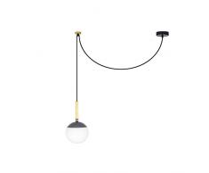 Faro Barcelona 28376 - Lampe Suspension Gris foncé E27 40 W