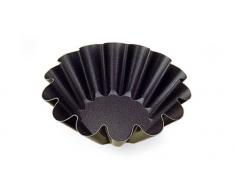 Gobel 223050 Moule à Brioche Grosse Côtes Fond Plat Anti-Adhérent 22 cm