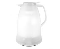 Emsa 514981 MAMBO Pichet isotherme, fermeture Quick Tip 1,5 L, (L x B x H): 25 x 19 x 17 cm, blanc