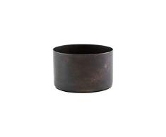 House Doctor Bougeoir Marron Antique, Marron Antique, H: 5 cm, Dia: 8 cm