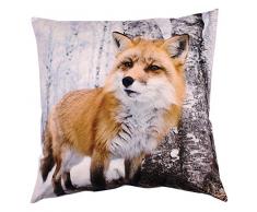 Soleil docre Coussin DÃ©co DÃ©houssable, Polyester, Multicolore, 45 x 45 cm