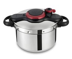 Tefal Clipso minut Easy Cocotte Ã Pression de 7.5Â L, Acier Inoxydable, Multicolore
