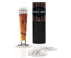 Burkhard Nie RITZENHOFF Black Label Verre Ã biÃ¨re en cristal 300 ml avec 5 couvercles Ã biÃ¨re