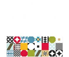 Laroom Tapis en Vinyle et PVC antidérapant, Multicolore