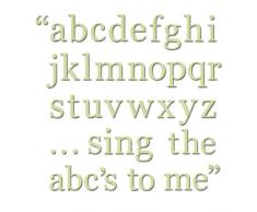 Wall Pops Stickers muraux Alphabet pour Chambre denfant Vert