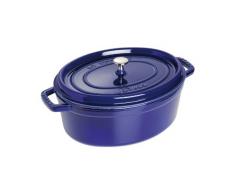 Staub 1103191 Cocotte Ovale Majolique Bleu Intense 31 cm