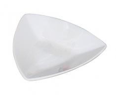 EÃ±e Chun Assiette Ã Hors dÅuvre Triangulaire, 11,5Â cm Blanc