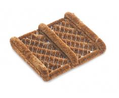 HMT 34030 Paillasson Coco/MÃ©tal Beige 36 x 30 x 3,0 cm