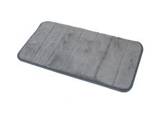 Frandis 195719 MÃ©moire de Forme Tapis de Bain Gris 40 x 70 cm