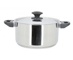 OGO 3721384 Faitout en INOX Robustal Ã 24 cm, Acier inoxidable