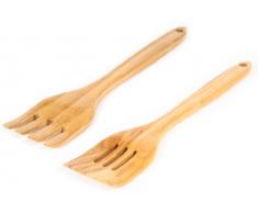 PINFI 81311Â Pack de Bois de hÃªtre, spatule + Fourchette