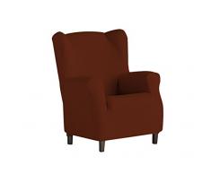 Eysa Dorian bi-élastique Housse de Fauteuil Repose-téte 9-Orange, Chenille, 37x9x29 cm