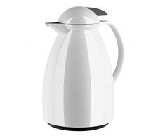 Emsa 660107100 TANGO Pichet isotherme, fermeture Quick Tip, 1 Litre, 100% hermÃ©tique, blanc/noir