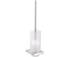 Keuco 11164019000 Station daccueil pour Brosse WC Ãdition 11, avec rÃ©cipient en Cristal, Chrome
