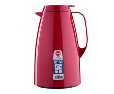 Emsa 508364 BASIC Pichet isotherme, fermeture Quick Tip, 100% hermétique, 1,5 L, rouge foncé