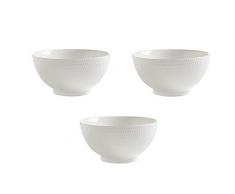 Maxwell & Williams Basics diamants Bol Ã nouilles, Blanc, 20Â cm