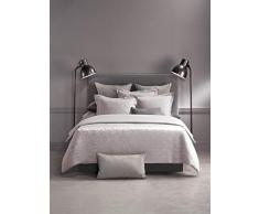 De Witte Lietaer Motion Parure Linge de Lit, 100% Coton Satin, Cloud Gray, 1/200x200-2/60x70