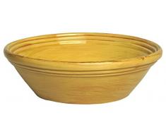 Colà maioliche et Terrecotte Depuis 1650 Paille Saladier, Terre Cuite, Jaune, 32 x 32 x 12 cm