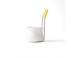 Chefn 102-862-330-KC Pocheuse Ã Oeuf avec Manche en Silicone Inox