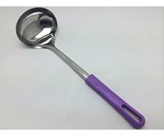 Fackelmann 24398 Louche 30cm INOX/PP, Acier Inoxydable, Noir/Argent, 30 x 9,5 x 7,5 cm