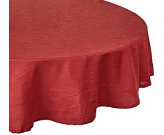 Calitex S5D23HT661A Taffetas Froisse Nappe Polyester Carmin 180 x 180 cm