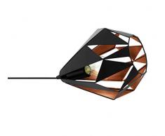 EGLO 49993 Lampe de table, Acier, E27, 60 W, Noir, Cuivre