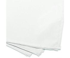 douceur dintÃ©rieur 3 serviettes de table 40x40 cm essentiel blanc