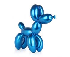World Art Grand Chien Ballon Sculpture En RÃ©sine, Multicolore, 62x64x23 Cm