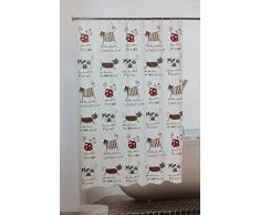 GMMH Rideau de Douche Anti Moisissure Effet Baignoire Rideau ImpermÃ©able avec 12Â Anneaux (Funny)