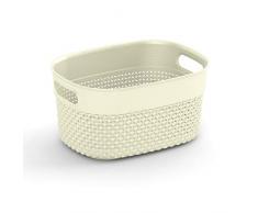 KETER Tranchant Panier Ã Linge, Blanc Ivoire, XS